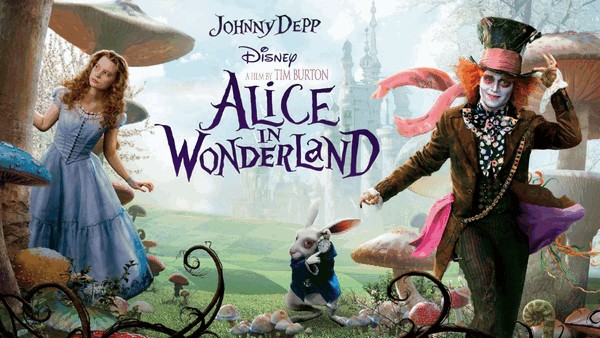 poster phim Alice in Wonderland của Disney